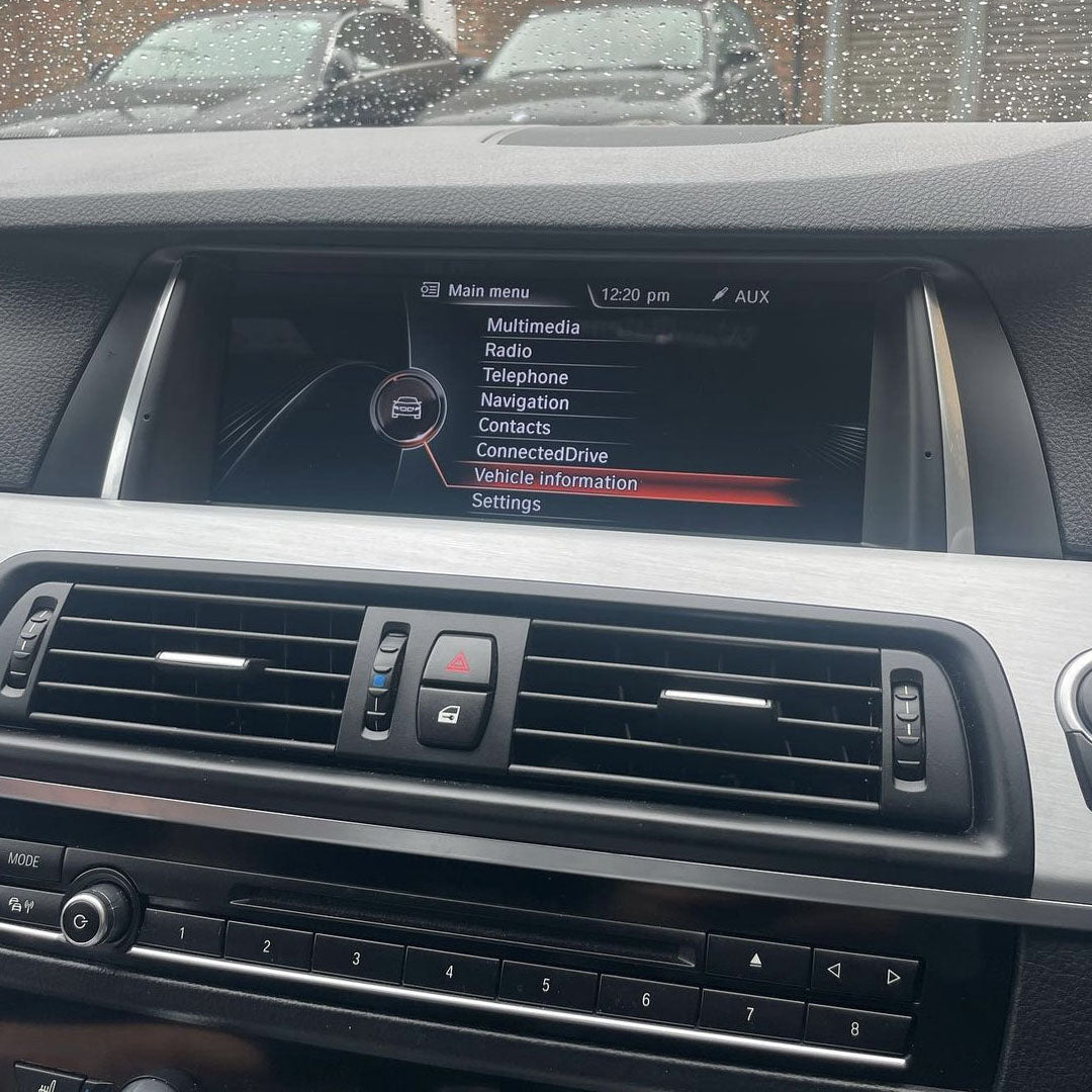 BMW 5 SERIES WIRELESS APPLE CARPLAY & ANDROID AUTO ONLY 10.25" HEADUNIT SCREEN (F10/F11 - FOR CIC / NBT VERSION IDRIVE)